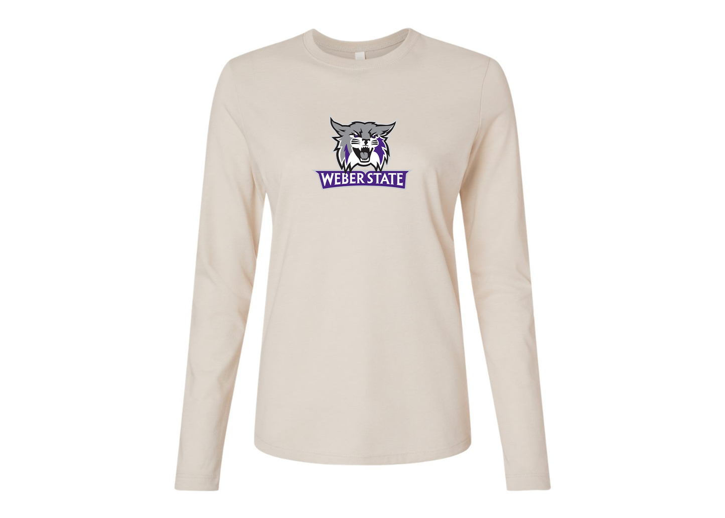 BELLA CANVAS Women’s Weber State Wildcats Jersey Long Sleeve Tee