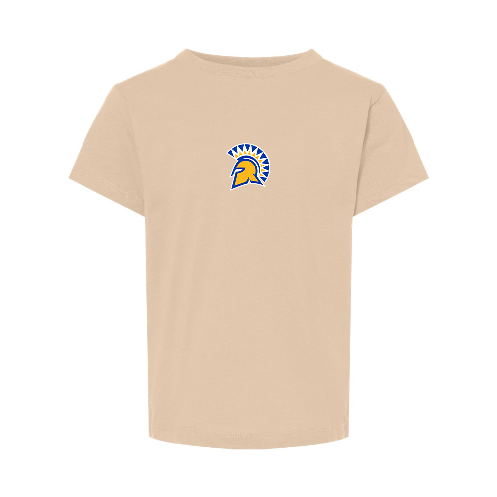 San Jose State Spartans Logo BELLA  CANVAS Toddler Jersey Tee