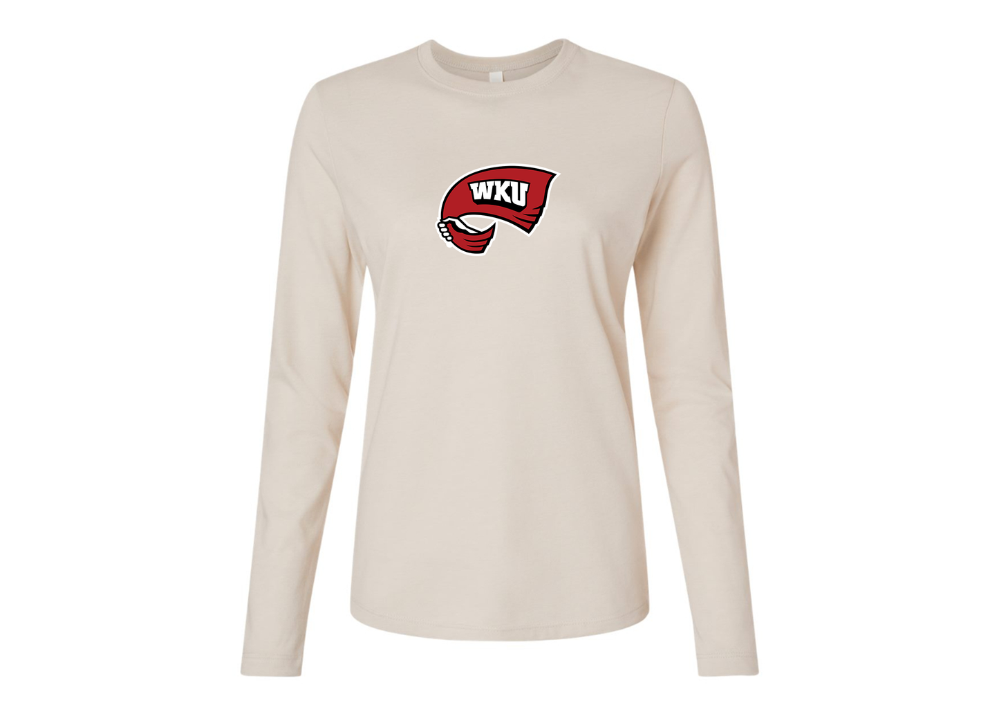BELLA CANVAS Women’s Western Kentucky Hilltoppers Jersey Long Sleeve Tee