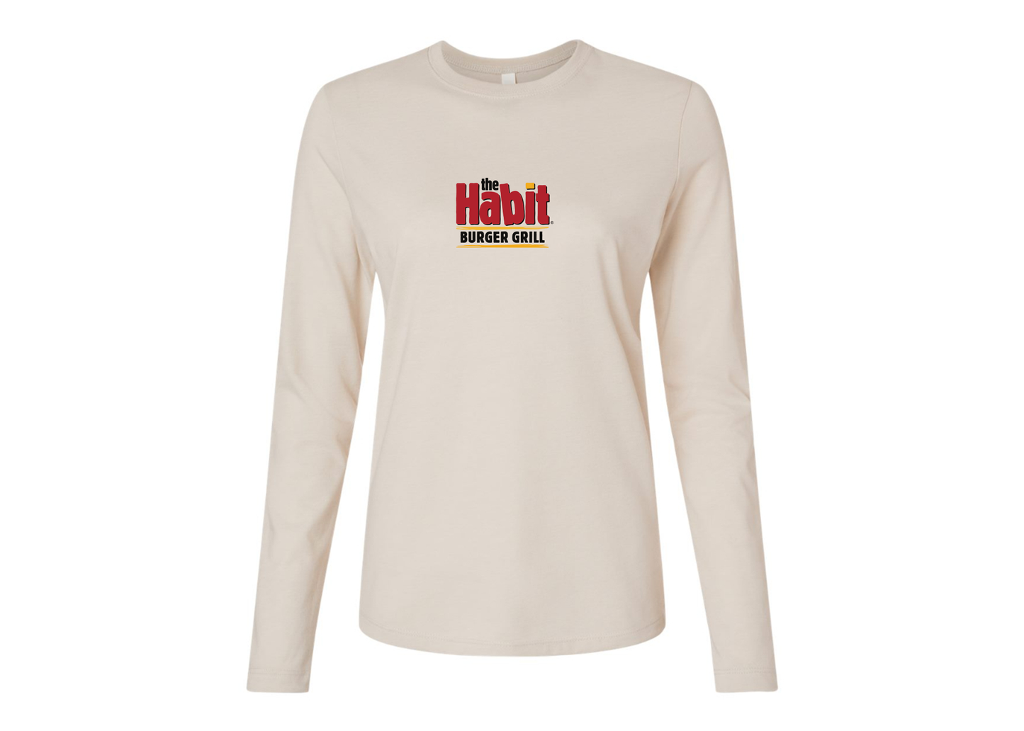 BELLA CANVAS Women’s The Habit Burger Grill Jersey Long Sleeve Tee