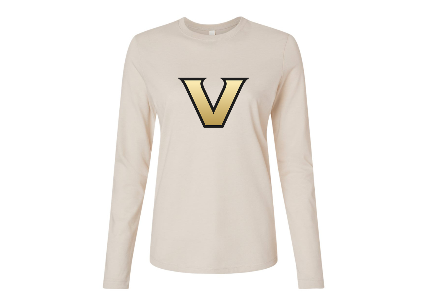 BELLA CANVAS Women’s Vanderbilt Commodores Jersey Long Sleeve Tee