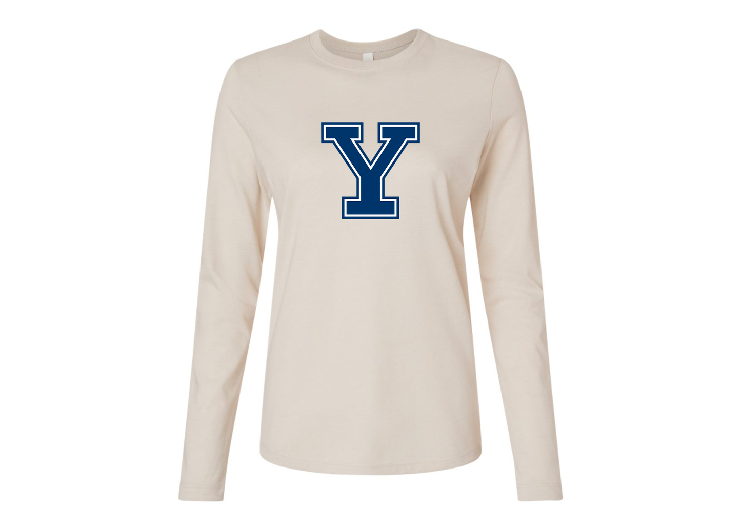 BELLA CANVAS Women’s Yale Bulldogs Jersey Long Sleeve Tee