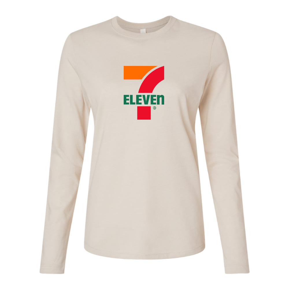 BELLA CANVAS Women’s 7 Eleven Logo Jersey Long Sleeve Tee