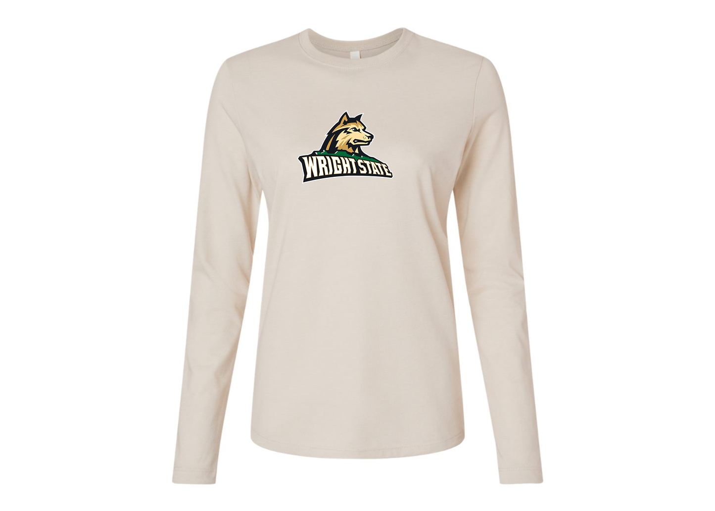 BELLA CANVAS Women’s Wright State Raiders Jersey Long Sleeve Tee