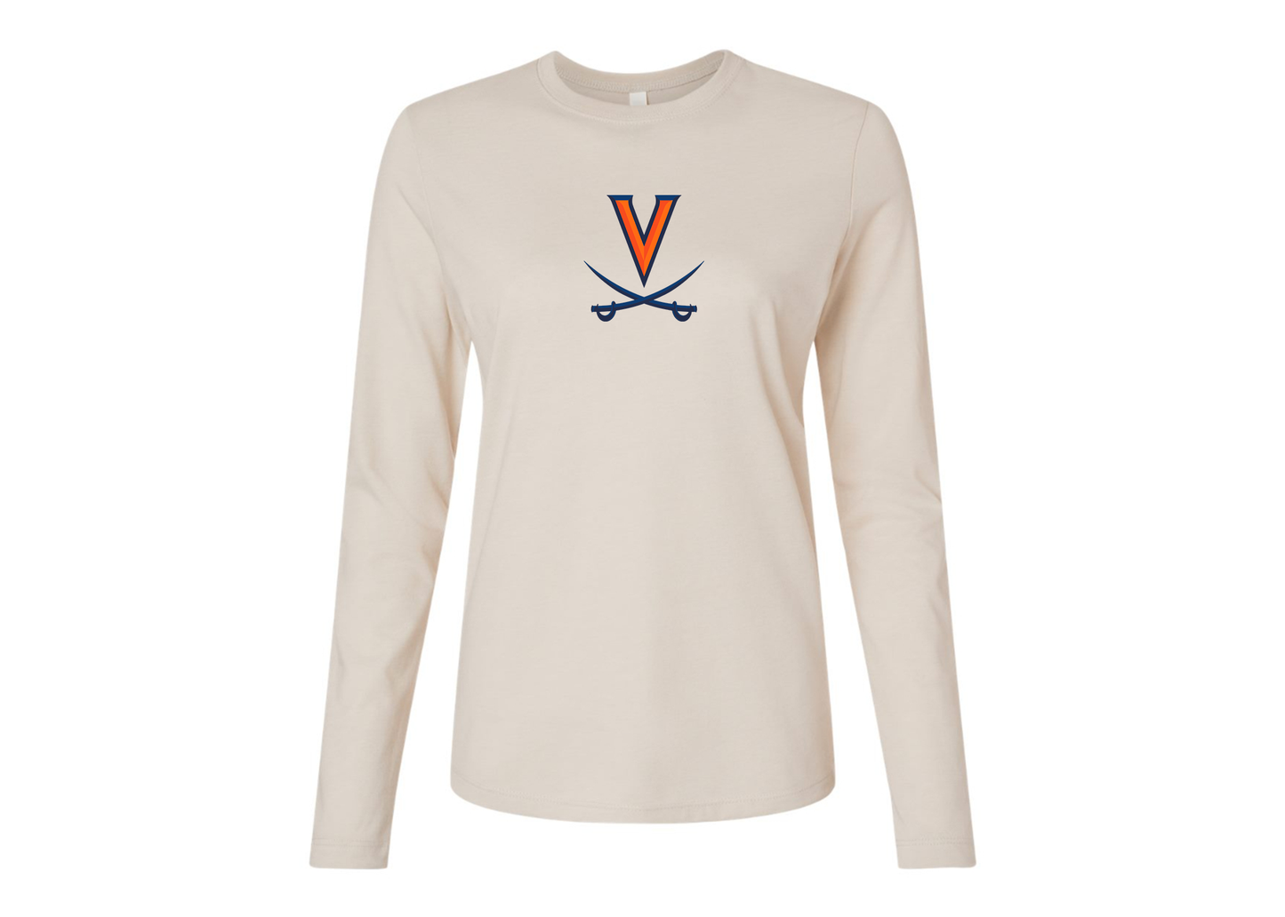BELLA CANVAS Women’s Virginia Cavaliers Jersey Long Sleeve Tee