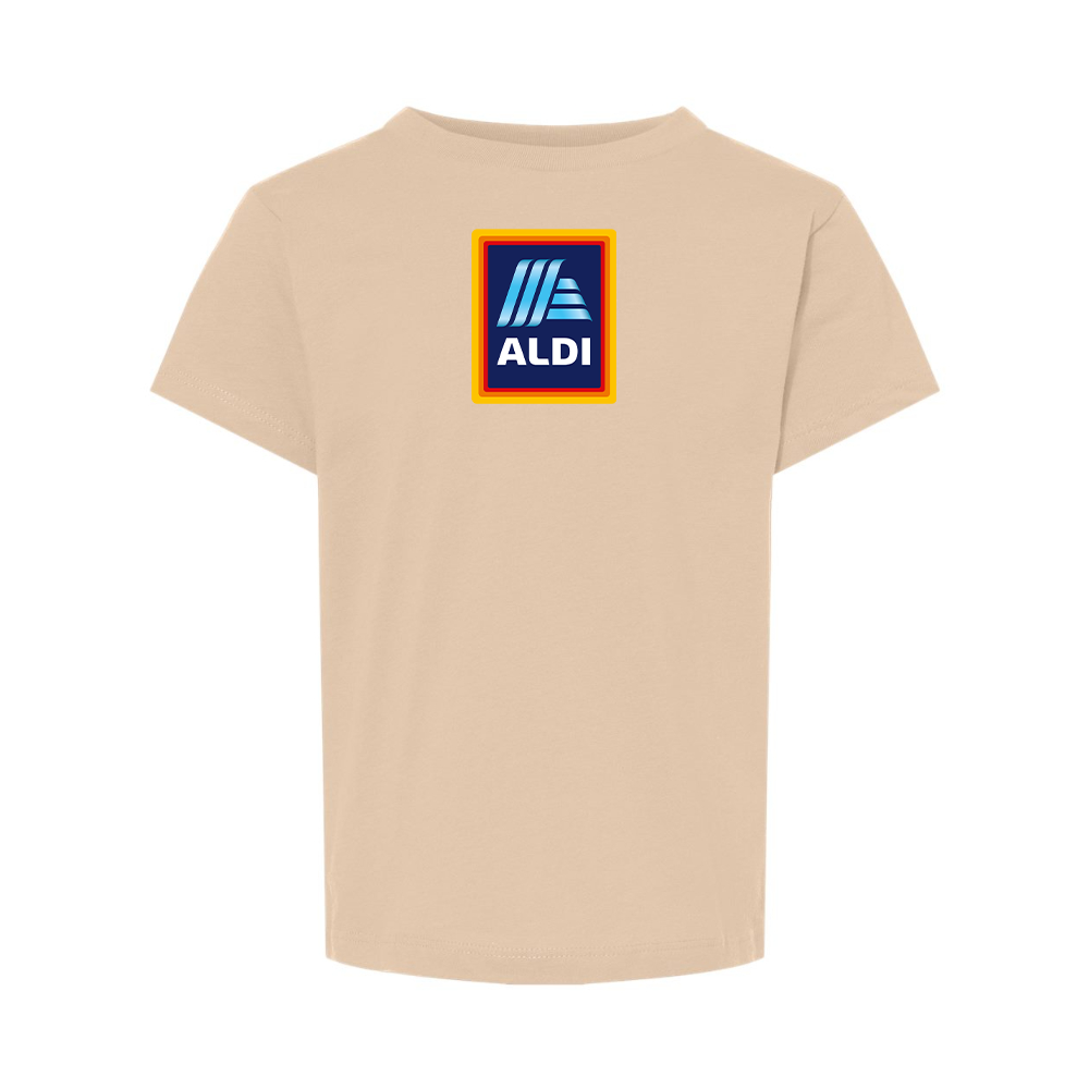 Aldi Logo BELLA  CANVAS Toddler Jersey Tee