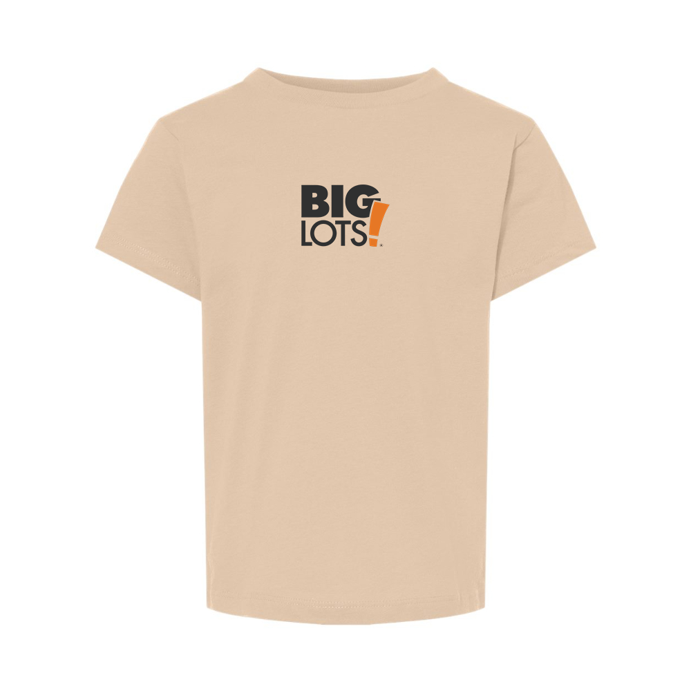 Big Lots Logo BELLA  CANVAS Toddler Jersey Tee