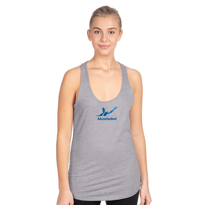 Women's AkzoNobel Logo Next Level Ideal Racerback Tank