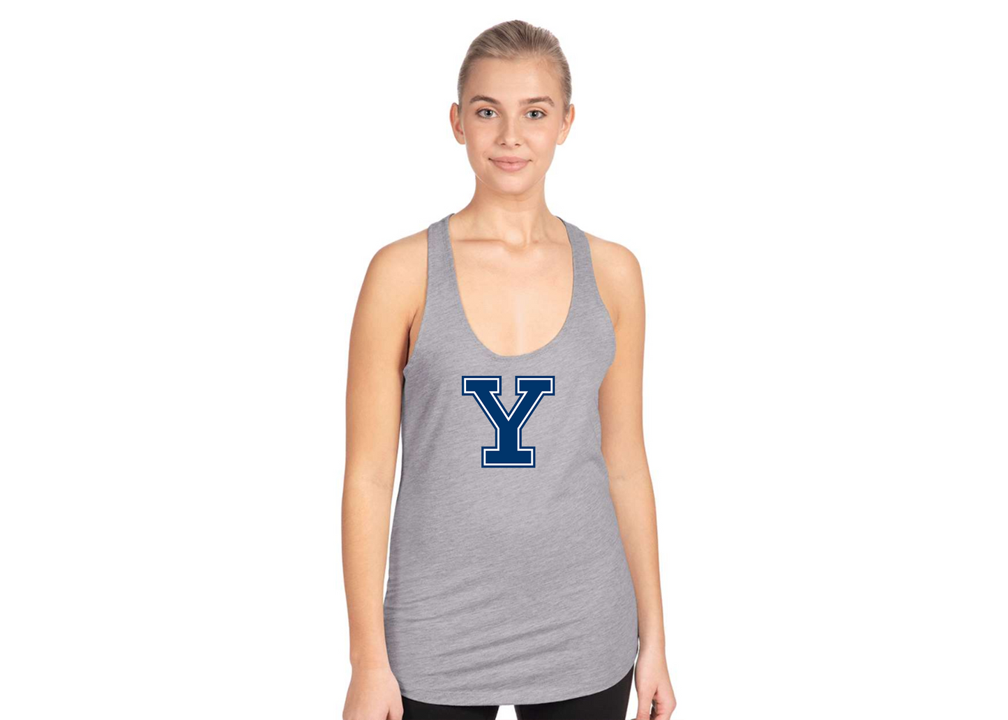 Women's Yale Bulldogs Next Level Ideal Racerback Tank