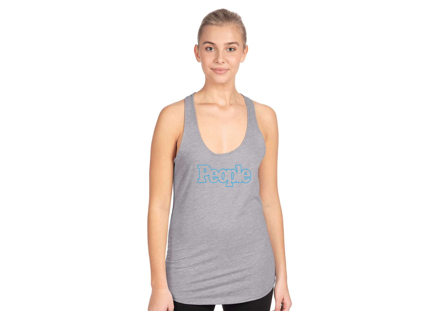 Women's People Magazine Logo Next Level Ideal Racerback Tank