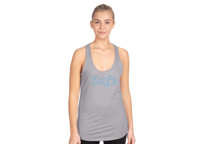 Women's People Magazine Logo Next Level Ideal Racerback Tank