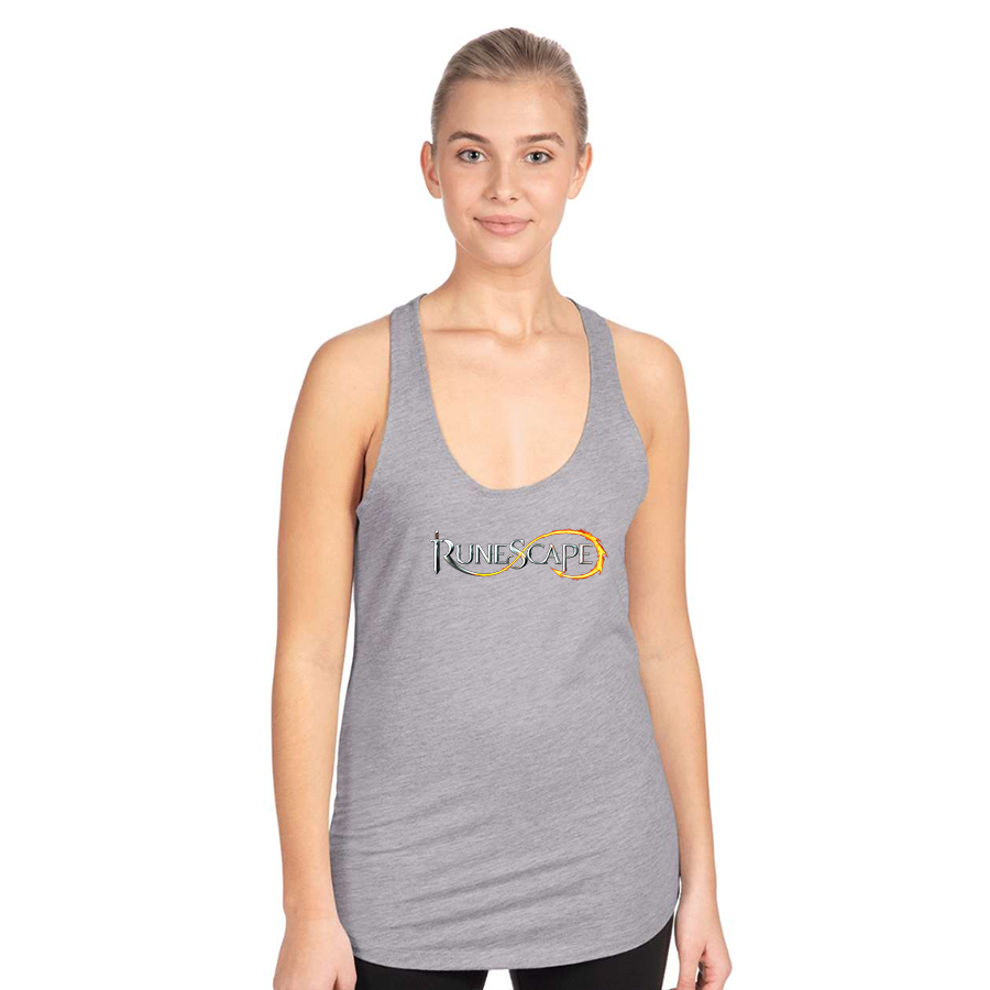 Women's Runescape Logo Next Level Ideal Racerback Tank