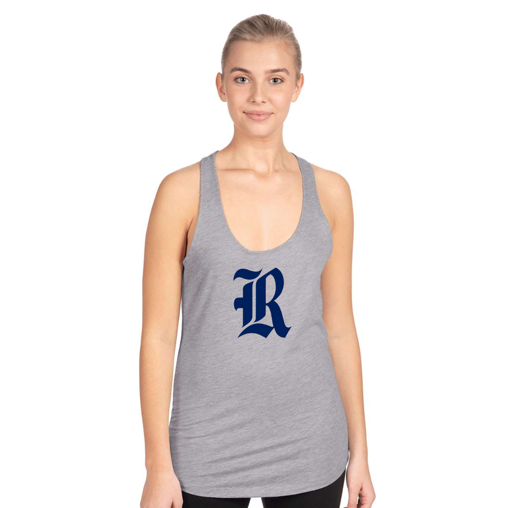 Women's Rice Owls Logo Next Level Ideal Racerback Tank