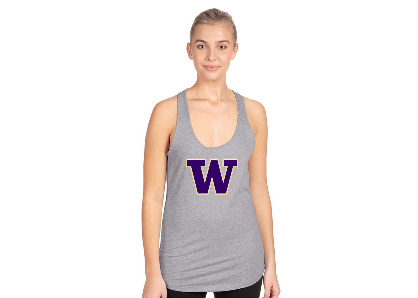 Women's Washington Huskies Next Level Ideal Racerback Tank