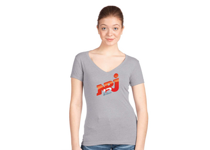 Women's  NRJ 12 Logo Next Level V-Neck T-Shirt