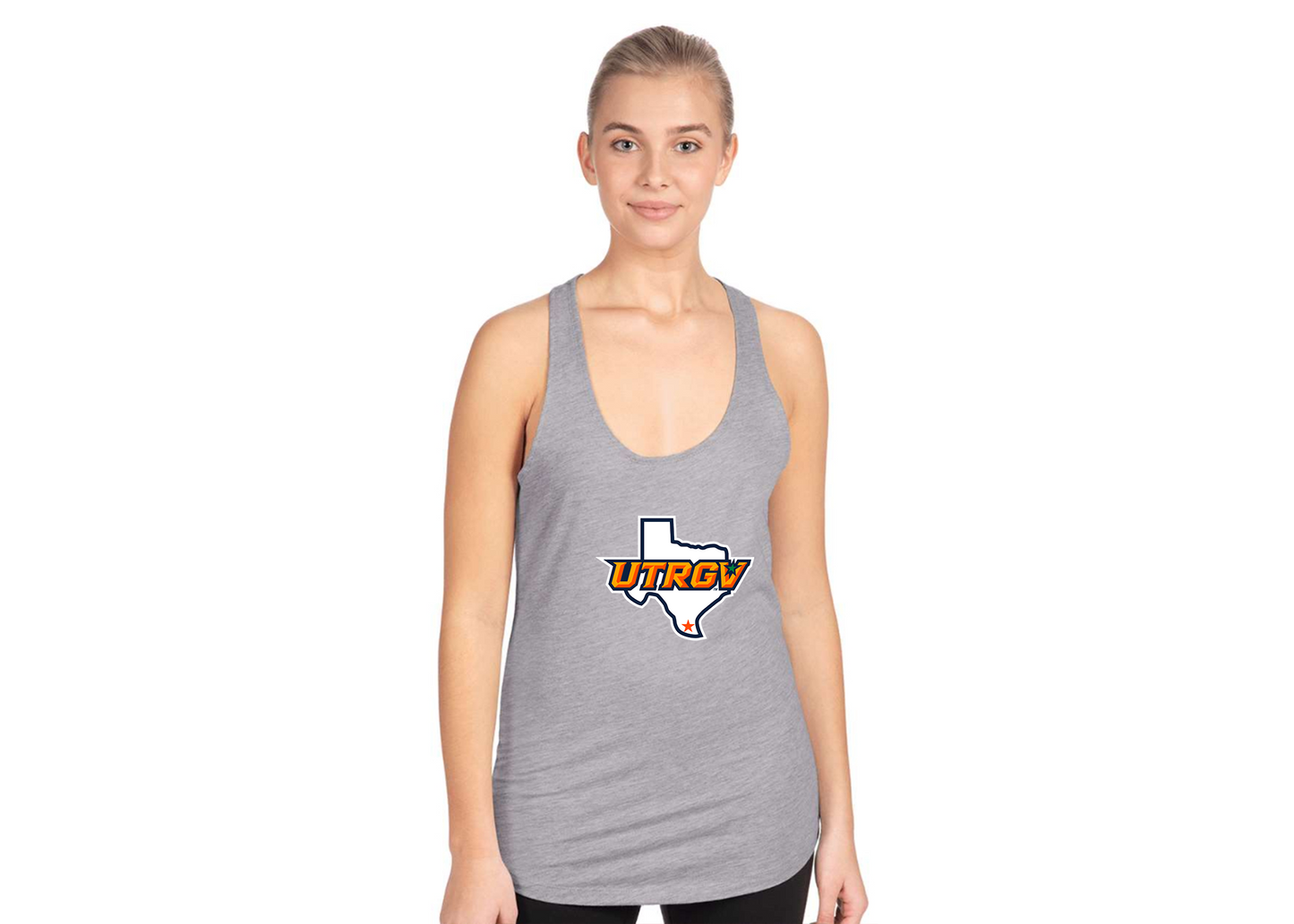 Women's UTRGV Vaqueros Next Level Ideal Racerback Tank