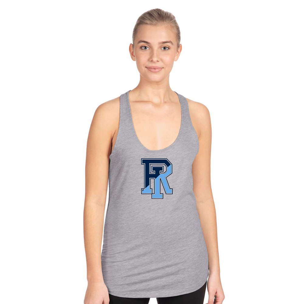 Women's Rhode Island Rams Logo Next Level Ideal Racerback Tank