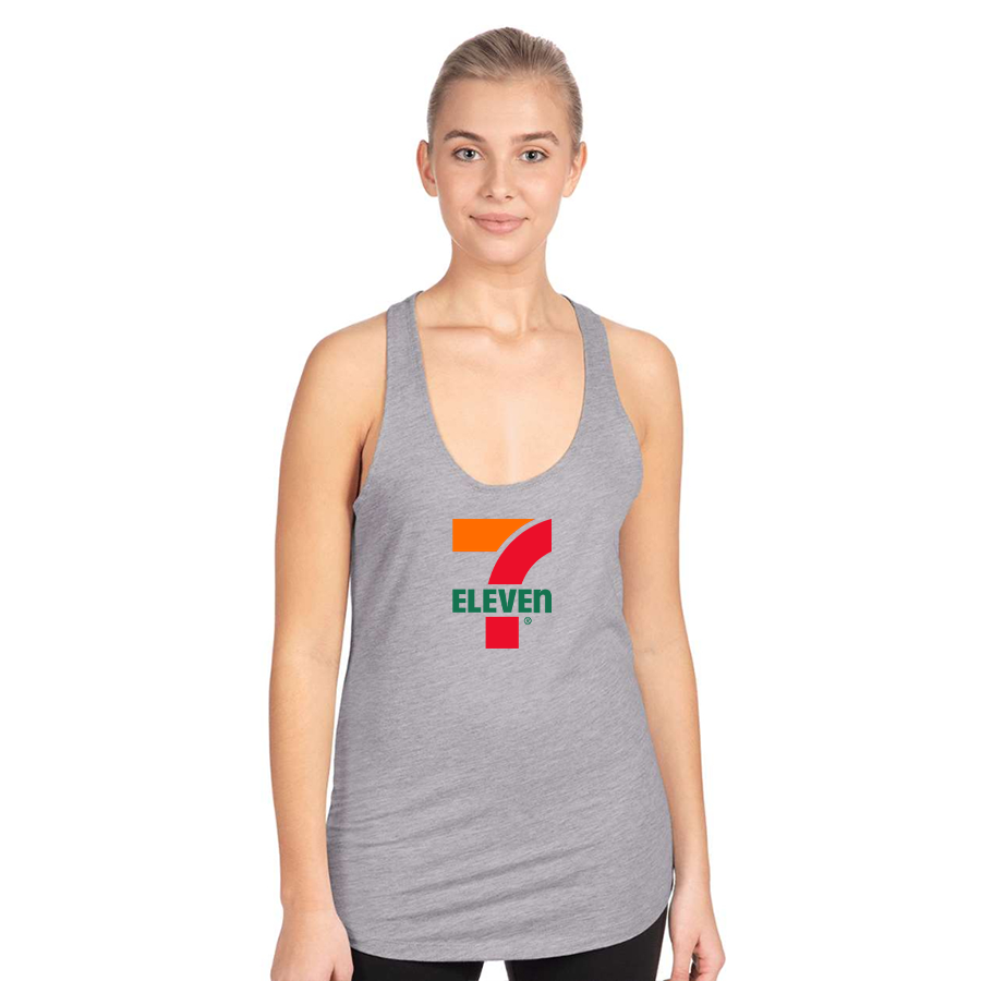 Women's 7 Eleven Logo Next Level Ideal Racerback Tank