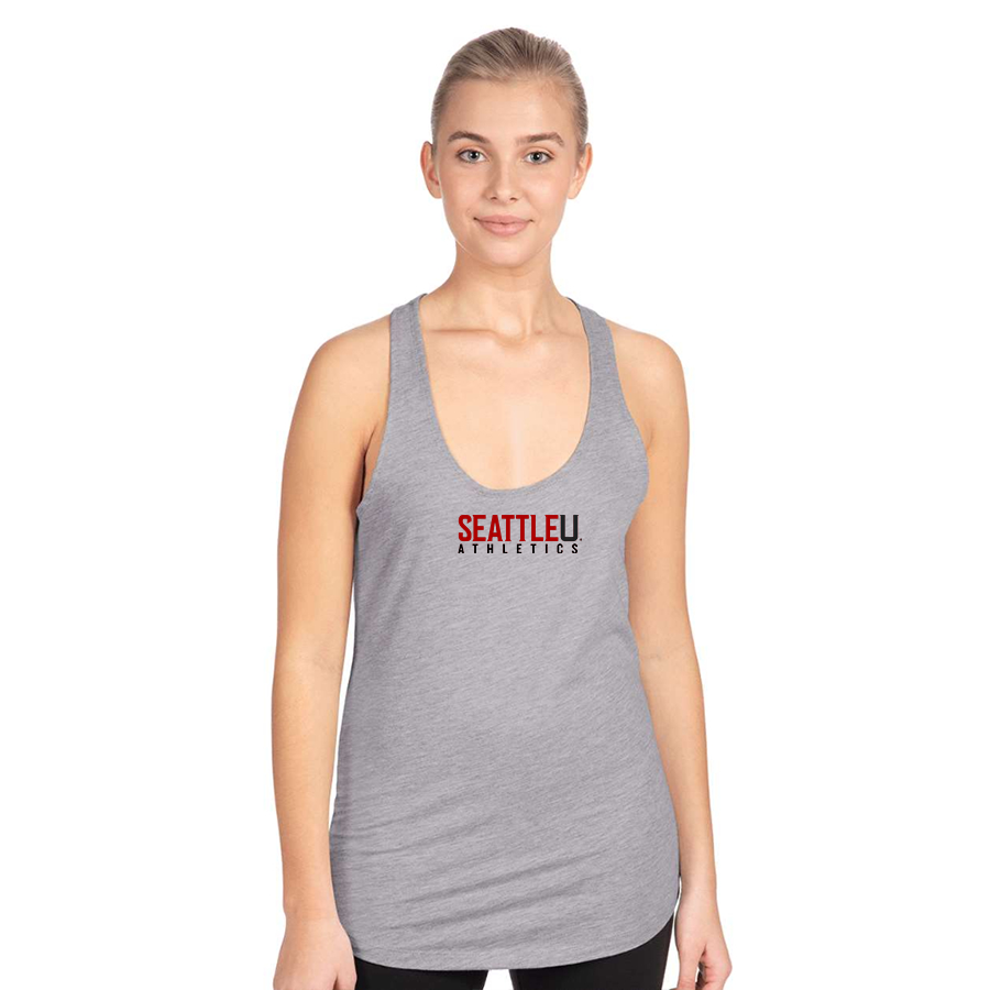 Women's Seattle Redhawks Logo Next Level Ideal Racerback Tank