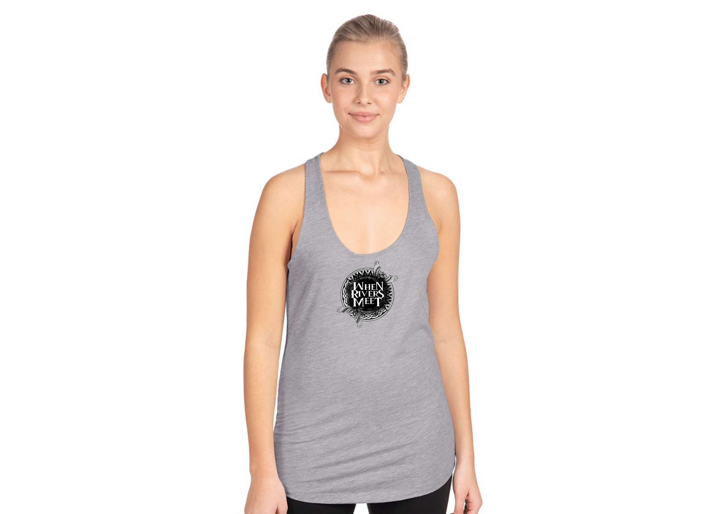 Women's When Rivers Meet Next Level Ideal Racerback Tank