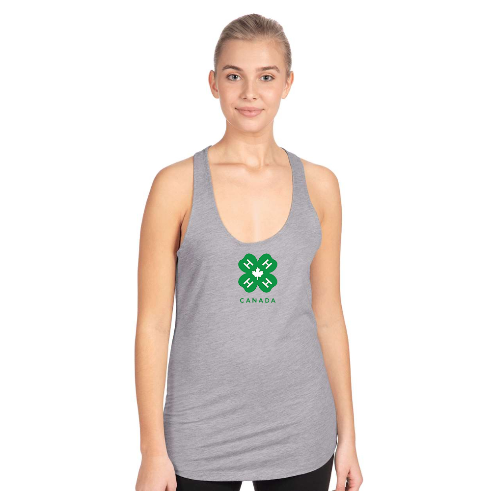 Women's 4H Canada Logo Next Level Ideal Racerback Tank