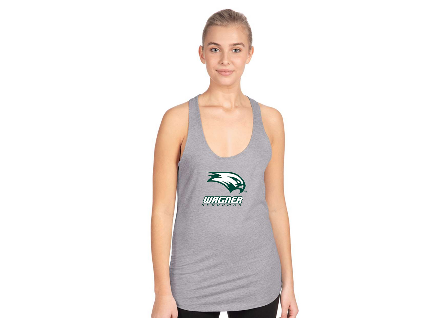 Women's Wagner Seahawks Next Level Ideal Racerback Tank