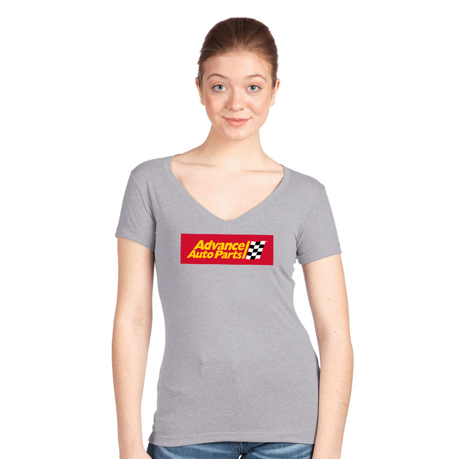 Women's Advance Auto Parts Logo Next Level V-Neck T-Shirt