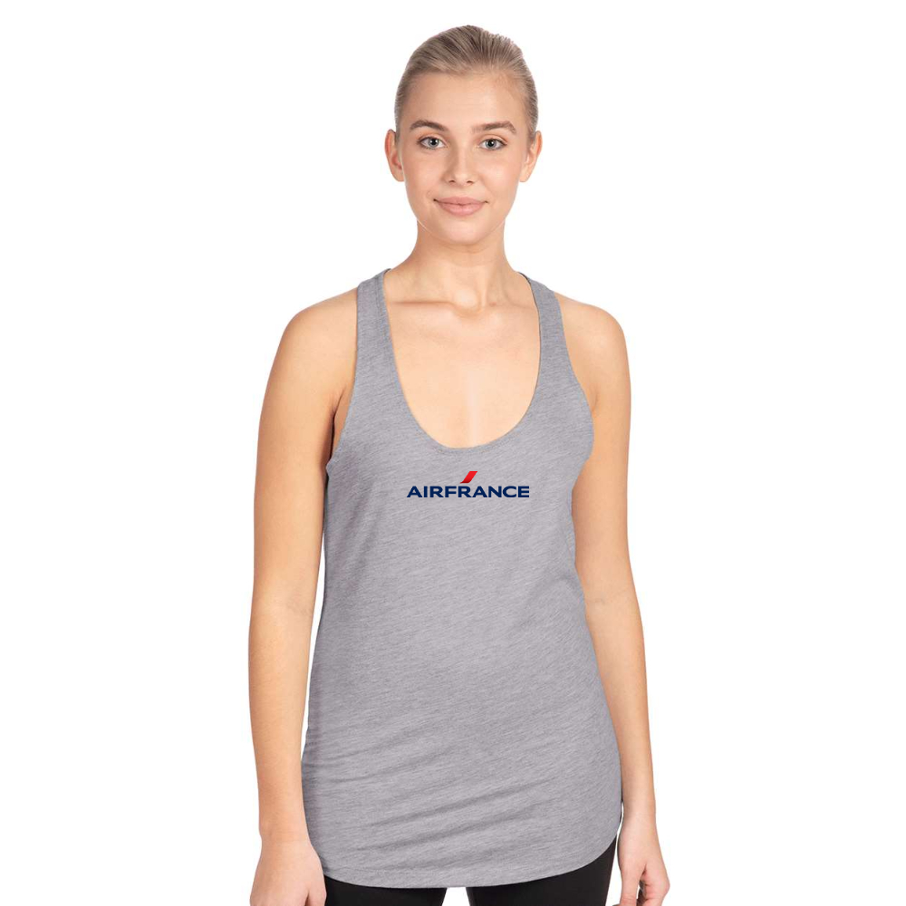Women's Air France Logo Next Level Ideal Racerback Tank