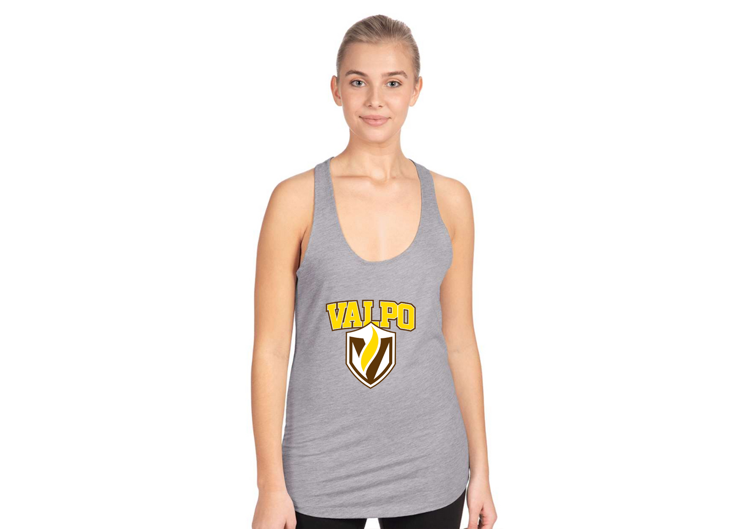 Women's Valparaiso Crusaders Next Level Ideal Racerback Tank