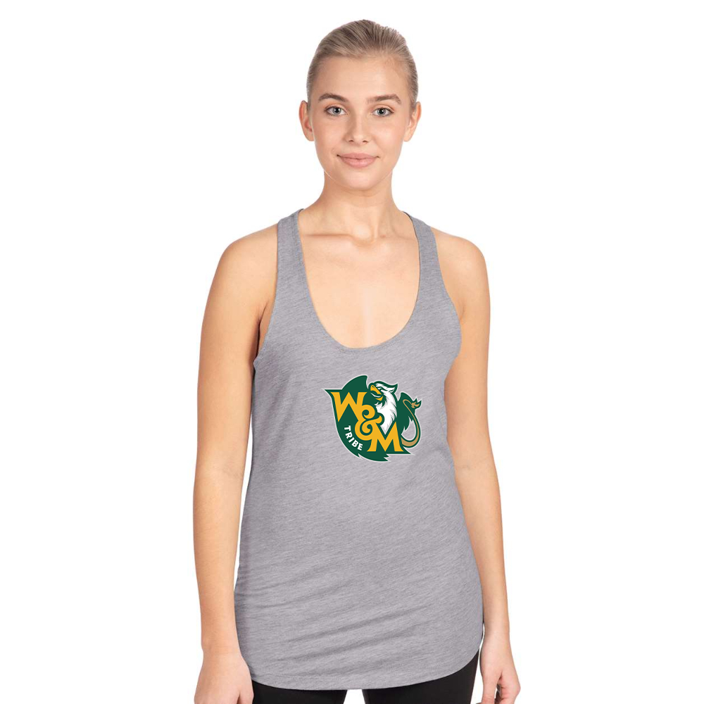 Women's William and Mary Tribe Next Level Ideal Racerback Tank