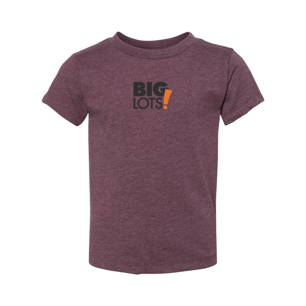 Big Lots Logo BELLA  CANVAS Toddler Jersey Tee