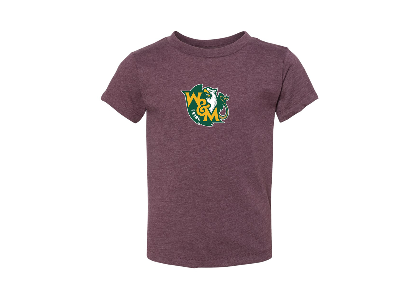 William and Mary Tribe BELLA  CANVAS Toddler Jersey Tee