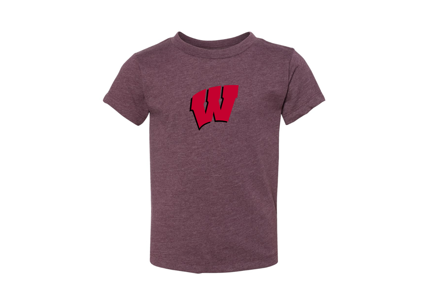 Wisconsin Badgers BELLA  CANVAS Toddler Jersey Tee