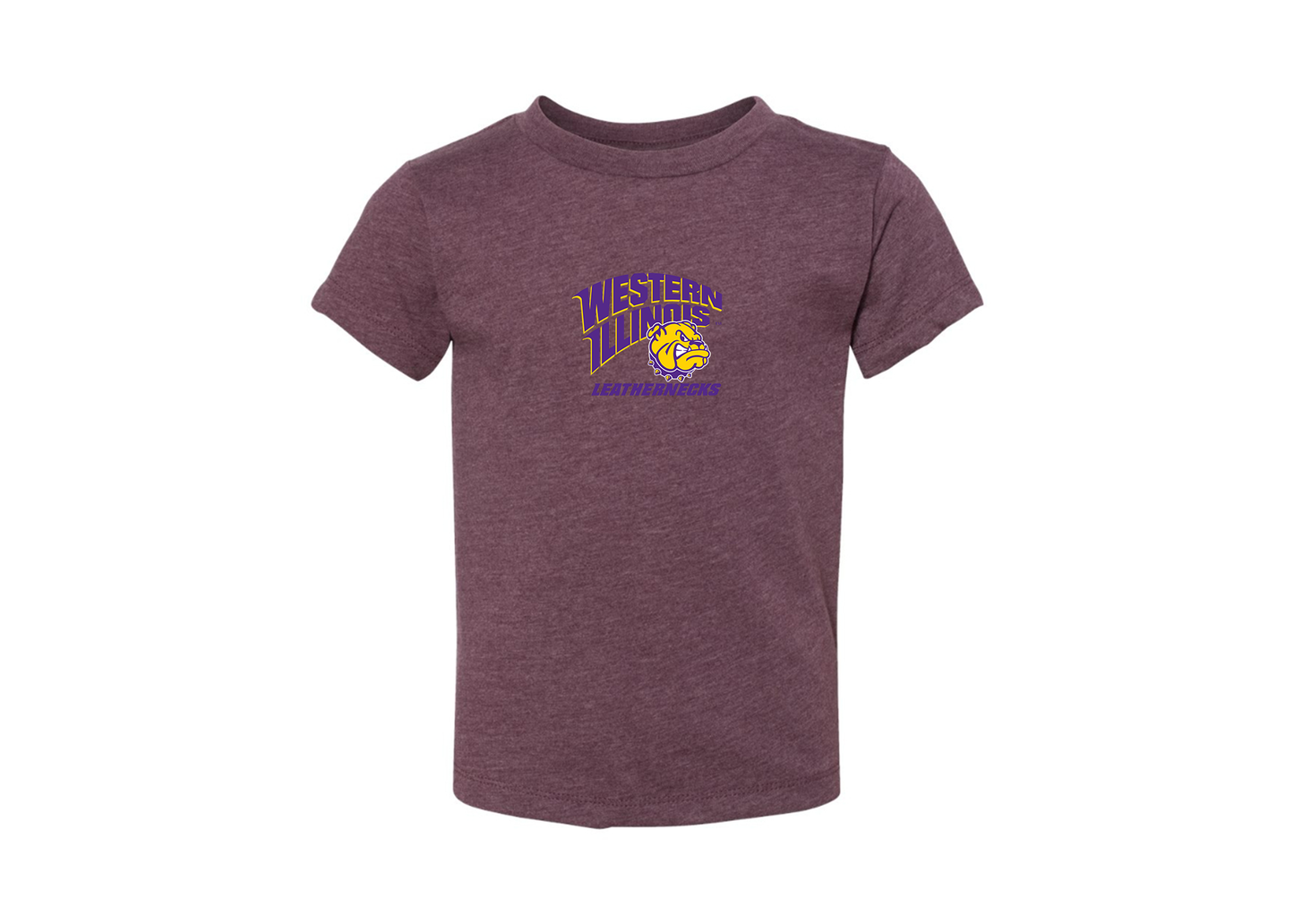 Western Illinois Leathernecks BELLA  CANVAS Toddler Jersey Tee