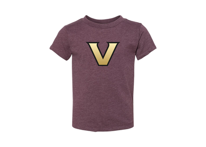 Vanderbilt Commodores BELLA  CANVAS Toddler Jersey Tee