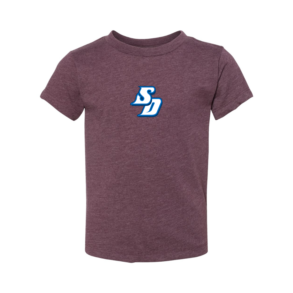 San Diego Toreros Logo BELLA  CANVAS Toddler Jersey Tee