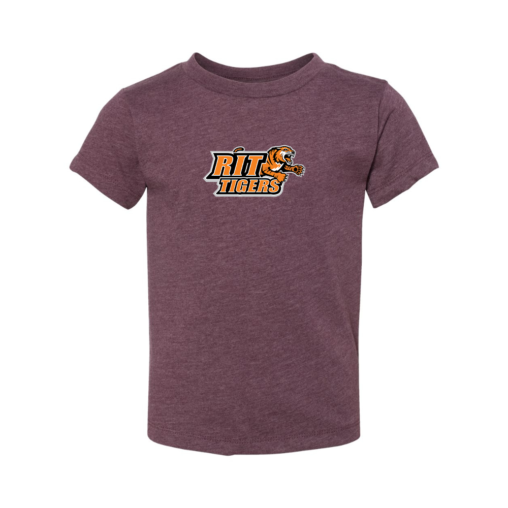 RIT Tigers Logo BELLA  CANVAS Toddler Jersey Tee