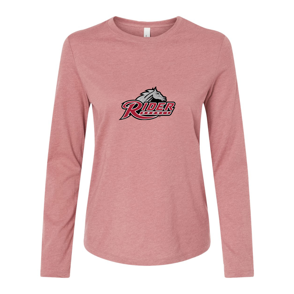 BELLA CANVAS Women’s Rider Broncs Logo Jersey Long Sleeve Tee