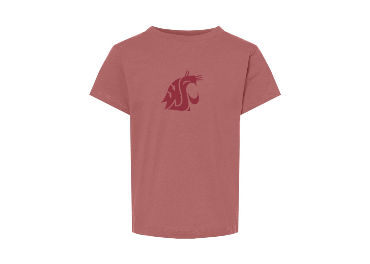 Washington State Cougars BELLA  CANVAS Toddler Jersey Tee