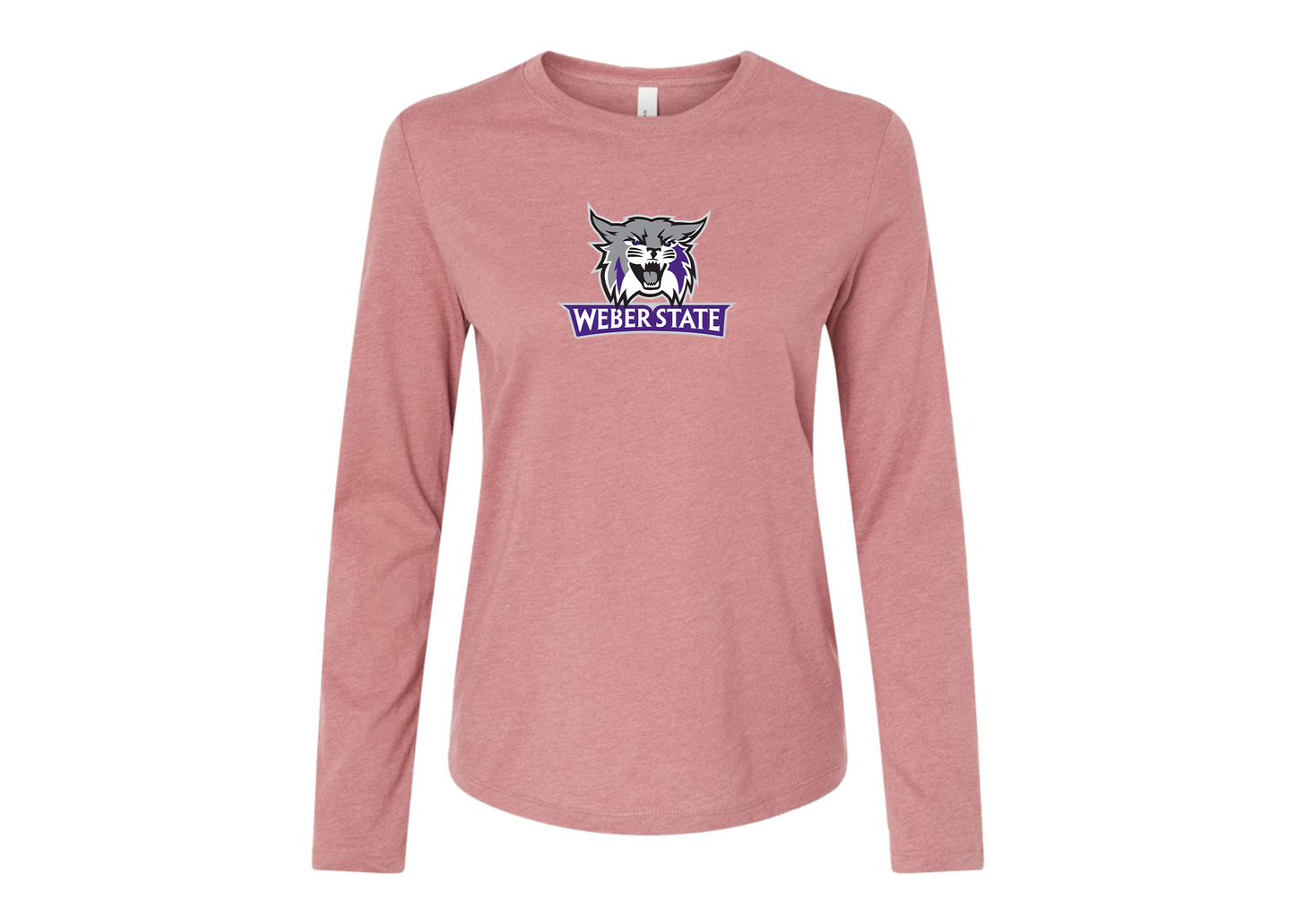 BELLA CANVAS Women’s Weber State Wildcats Jersey Long Sleeve Tee
