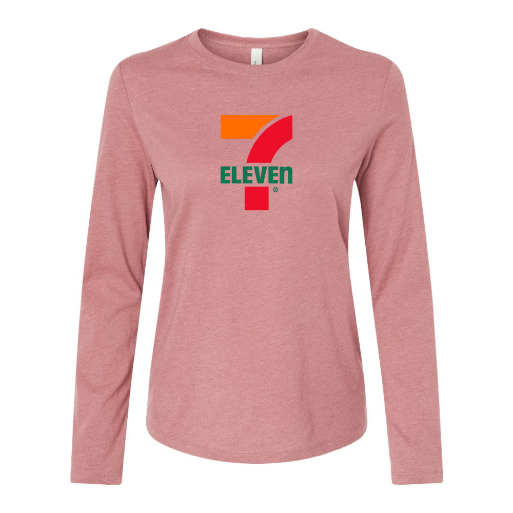 BELLA CANVAS Women’s 7 Eleven Logo Jersey Long Sleeve Tee