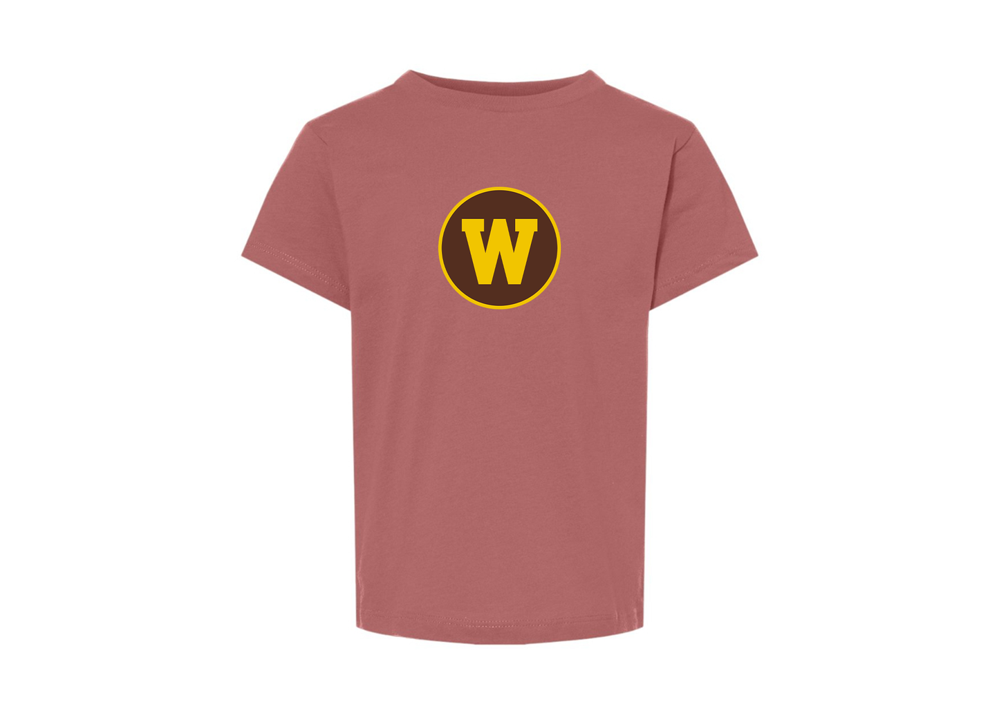 Western Michigan Broncos BELLA  CANVAS Toddler Jersey Tee