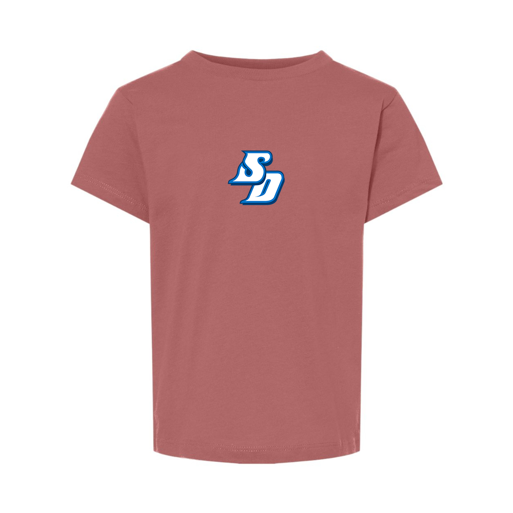 San Diego Toreros Logo BELLA  CANVAS Toddler Jersey Tee
