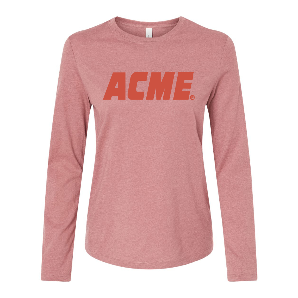 BELLA CANVAS Women’s ACME Logo Jersey Long Sleeve Tee
