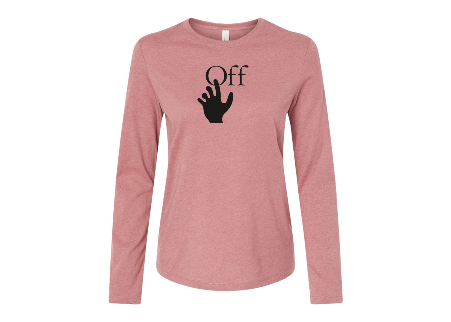 BELLA CANVAS Women’s Off-White Hand Jersey Long Sleeve Tee