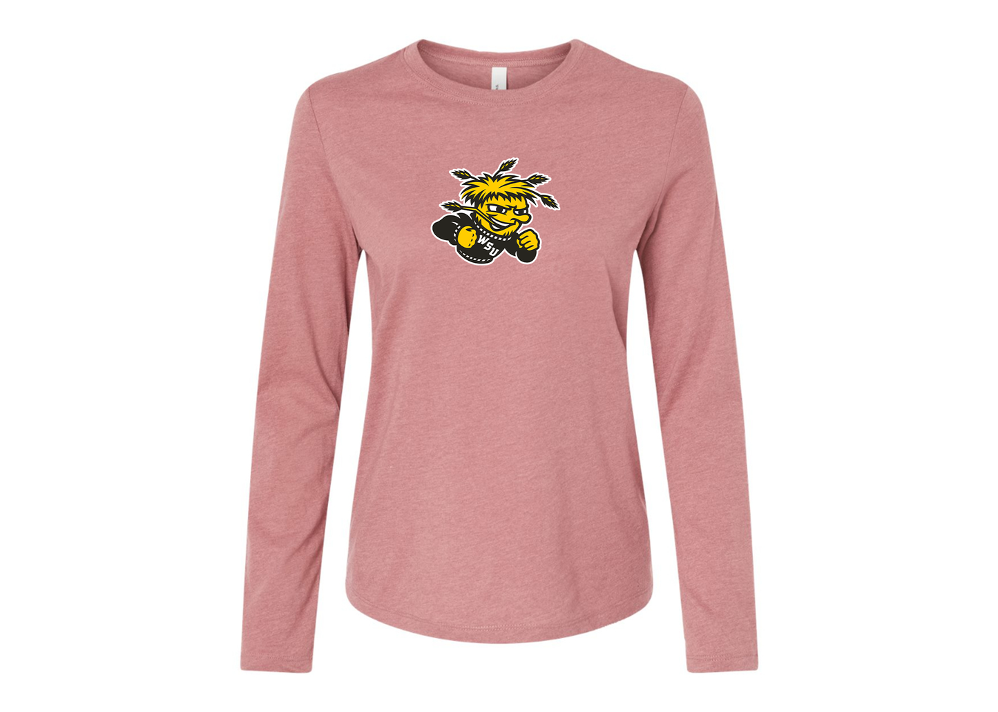 BELLA CANVAS Women’s Wichita State Shockers Jersey Long Sleeve Tee
