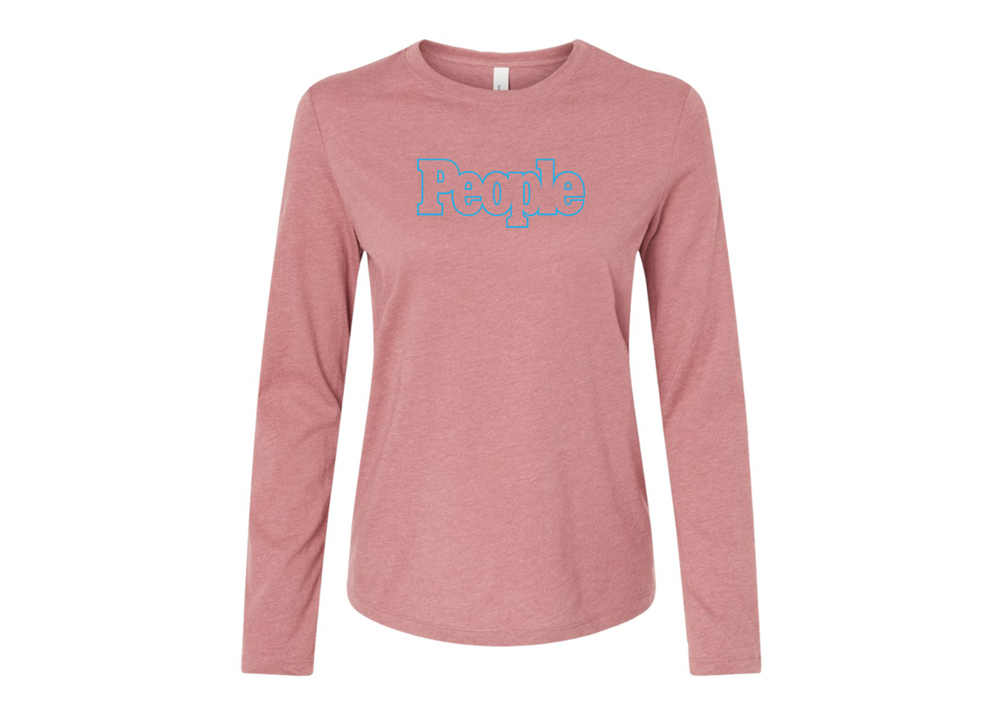 BELLA CANVAS Women’s People Magazine Logo Jersey Long Sleeve Tee