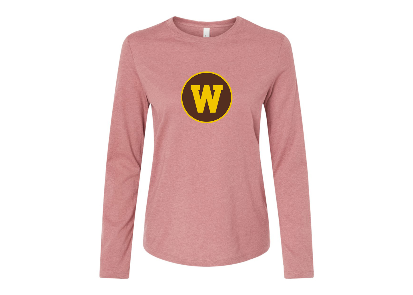 BELLA CANVAS Women’s Western Michigan Broncos Jersey Long Sleeve Tee