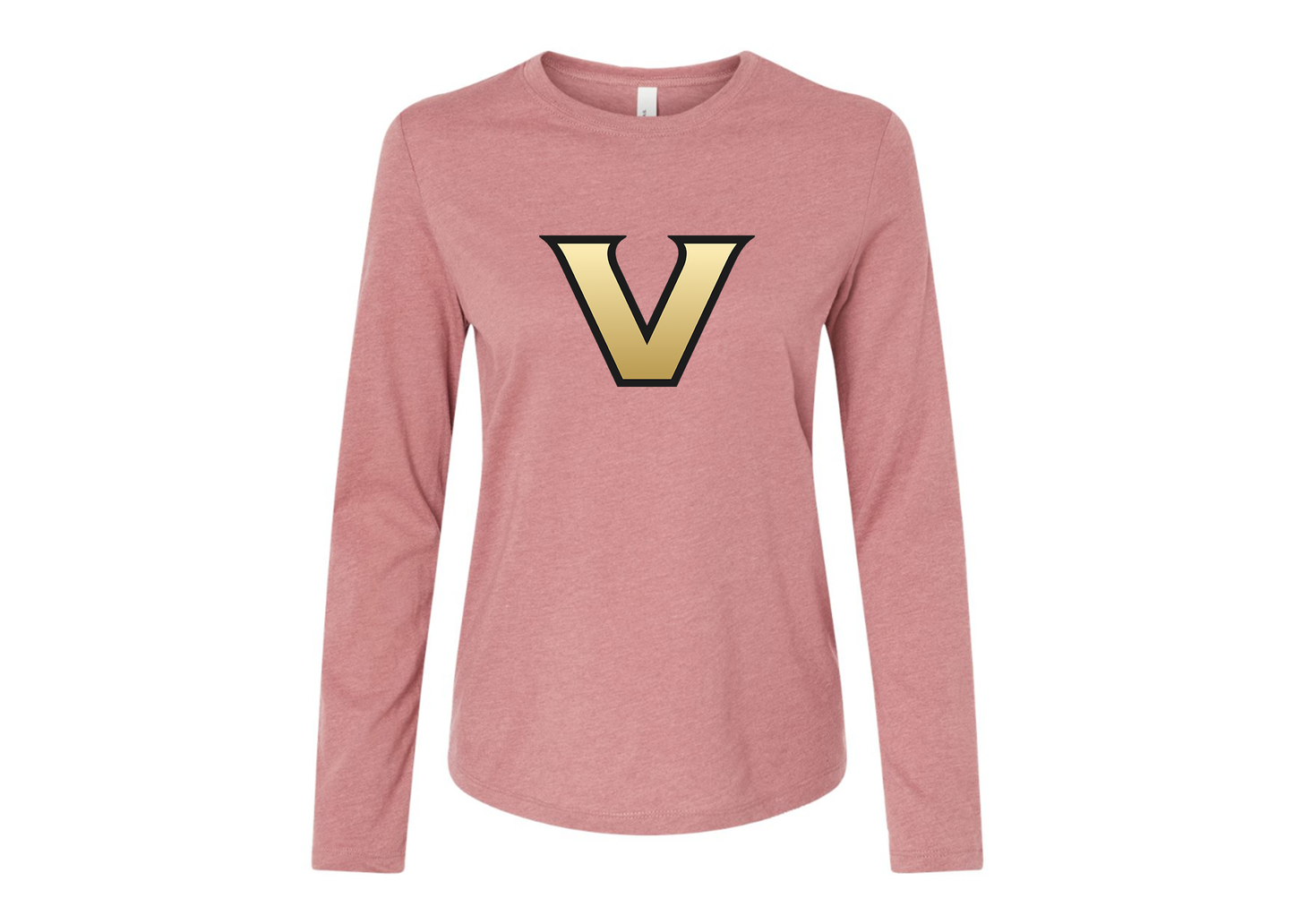 BELLA CANVAS Women’s Vanderbilt Commodores Jersey Long Sleeve Tee