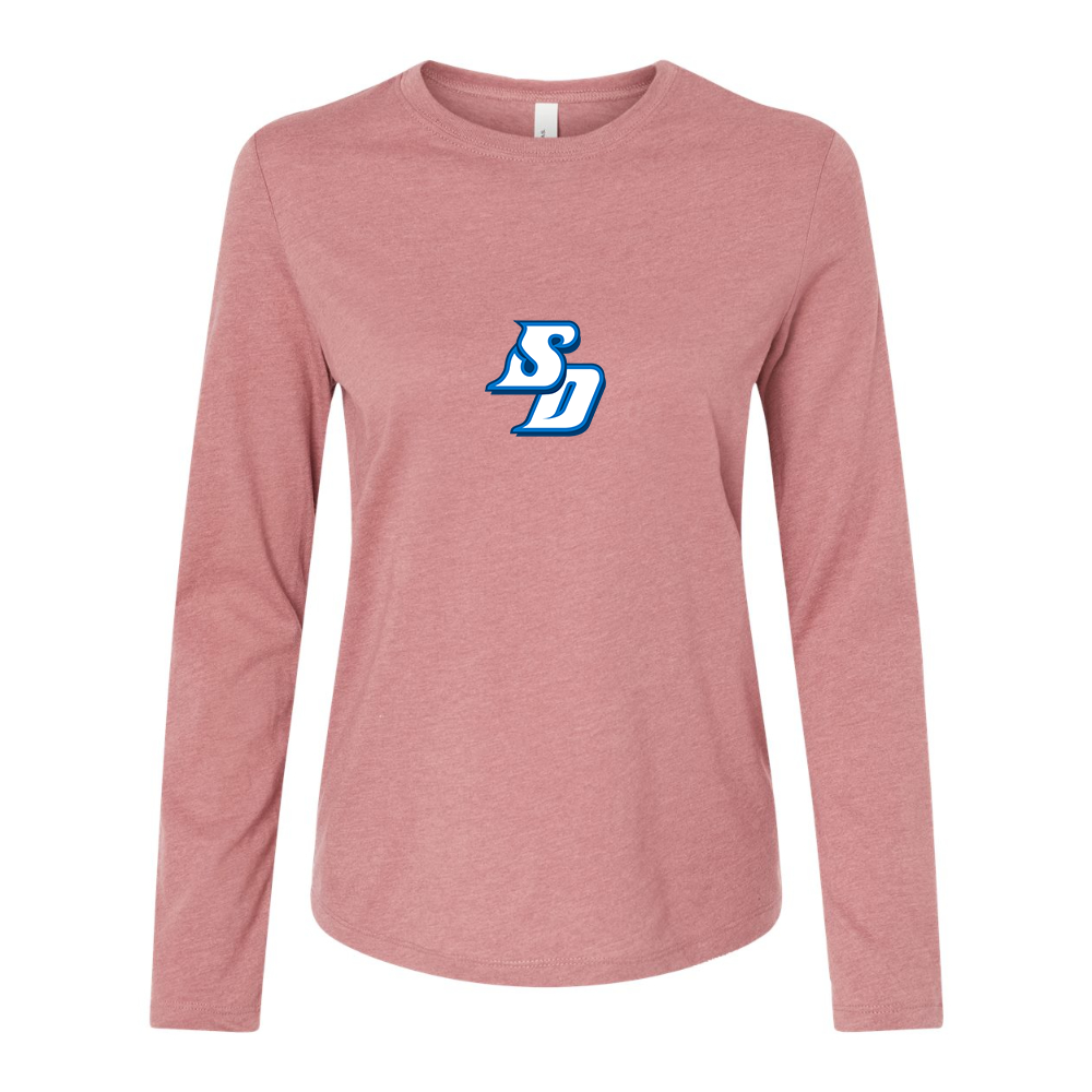 BELLA CANVAS Women’s San Diego Toreros Logo Jersey Long Sleeve Tee